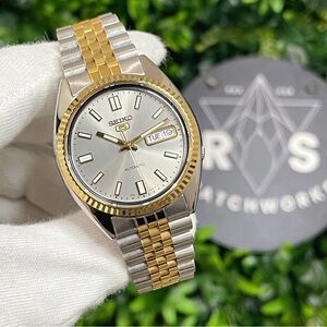 Modded Seiko SNXS Datejust - Two-Tone Automatic Watch